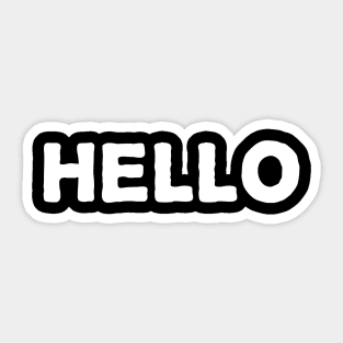 hello Sticker